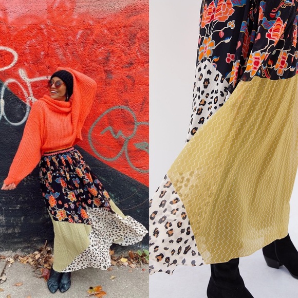 HTF Anthropologie Victoria Maxi Skirt